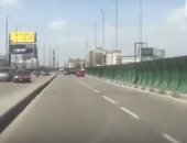 فيديو.. انسياب مرورى أعلى كوبرى أكتوبر من مدينة نصر حتى المهندسين 