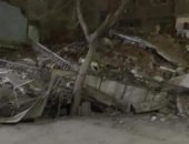 صور.. انهيار منزل مكون من 5 طوابق بشبرا الخيمة دون خسائر بشرية