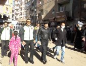 الشرطة ومجلس مدينة السنطة يفضون سوق المواشى بقرية الجعفرية بسبب كورونا..صور