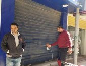 شباب المحلة الكبرى بالغربية يعقمون محلاتهم والشوارع خوفا من كورونا.. صور