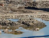 أهالى البرج بمركز البرلس كفر الشيخ يشكون من تراكم مياه الصرف والقمامة