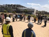 تعقيم وإرشادات كيفية التعامل مع الجمهور بالشركات الخدمية بالإسكندرية ..صور