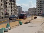 صور.. محافظة الجيزة تنتهى من أعمال صيانة كوبرى الجيزة المعدنى