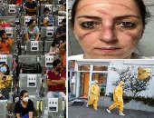 صور.. العالم هذا المساء.. تعب وإرهاق الأطباء فى إيطاليا بسبب تزايد عدد مصابى فيروس كورونا.. معامل اختبار فى شوارع ألمانيا لفحص كورونا.. وزحام فى وسائل النقل ومراكز الخدمات بالهند بسبب وقف الرحلات وحظر التجوال