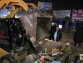 محافظ الغربية يقود حملة لرفع الإشغالات وإزالة سوق عشوائى بكفر الزيات