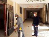 صحة شمال سيناء تنتهى من تعقيم 4 مدارس بنطاق الشيخ زويد (صور)