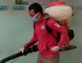 مبادرة لأهالى قرية النصيرات بسوهاج لتعقيم البيوت والشوارع