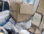 صور.. ضبط 20 كرتونة كمامات وجراكن كحول فى مخازن لصيدليتين بالمنيا