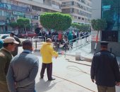 صور.. تعقيم البنوك ومكاتب البريد بمشاركة الشباب لمواجهة كورونا فى كفر الشيخ