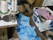 صور.. ضبط 5 آلاف كمامة غير مطابقة للمواصفات بمصنع مخالف فى حملة بالدقهلية