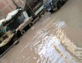 شكوى من كسر ماسورة مياه فى منطقة أرض اللواء