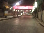 هدوء بطريق المحور وكوبرى 15 مايو التزاما بقرار حظر التجول.. صور