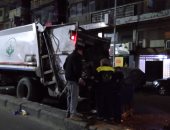 حملات للنظافة وتعقيم شوارع الإسكندرية بالتزامن مع تطبيق الحظر