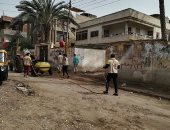 صور شباب قرية الزهايره بالدقهلية يعقمون شوارعهم ومنازلهم ضد كورونا