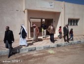 نشر فريق وقائى على حدود شمال وجنوب سيناء لمتابعة المسافرين صحيا ..صور