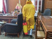 كيف تحارب جامعة بنها فيروس كورونا؟.. إطلاق مبادرة لتصنيع الكحول بأسعار رمزية.. توزيع ملصقات على جميع الكليات للوقاية وفرق مجهزة لتعقيم الكليات.. ورئيس الجامعة: مسح حراري للمترددين ورش يومى بالكلور للمبانى..صور