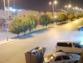 محمد يشارك صورة خلو الرياض من المارة تنفيذا لقرار الحظر بالسعودية