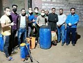 محمد يشارك بصور تطهير قرية سيلة الشرقية بمركز مطاى فى محافظة المنيا