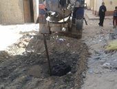 إصلاح أعطال بشبكات الصرف بالعريش وتسيير قافلة طبية لحى الكرامة.. صور