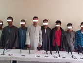 القبض على 10 متهمين بحوزتهم أسلحة بيضاء فى الإسماعيلية