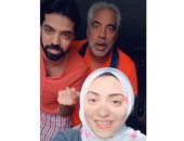 "حصة إملاء" بين أحمد ناجى وابنته على تيك توك.. فيديو