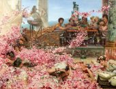 100 لوحة عالمية.. "الموت تحت ركام الزهور" فخامة الحضارة الرومانية