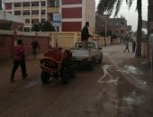 صور.. أسواق ومحال كفر الشيخ مغلقه وحملات تطهير وإزالة التعديات