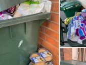 صناديق القمامة فى بريطانيا مكتظة بالطعام التالف بسبب هوس الشراء