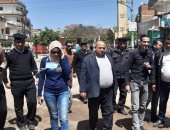 حملة مكبرة لمنع إقامة الأسواق المخالفة بمدينة كفر شكر بالقليوبية