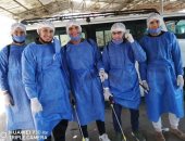 لمواجهة كورونا.. حملة شبابية بحوش عيسى لتطهير موقف السيارات