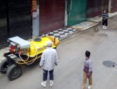حى ثانى طنطا يشن حملات نظافة وتعقيم للشوارع.. صور