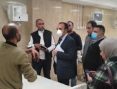 نائب محافظ المنيا يتابع التجهيزات الجديدة لافتتاح مستشفى ملوى.. صور