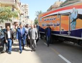 محافـظ المنوفية: منافذ متحركة لبيع السلع الأساسية والمطهرات والكحول ..صور