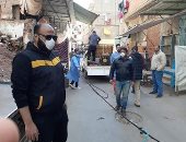 شباب مدينة عزبة البرج بدمياط يشاركون بحملة تطهير للمدينة