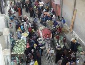 شكوى من سوق عشوائي بشبرا النخلة فى الشرقية خوفا من العدوى بفيروس كورونا