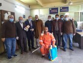 شاهد الإجراءات الاحترازية لجمارك الإسكندرية للوقاية من كورونا