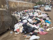 شكوى من تجمع القمامة أمام مدرسة نجيب محفوظ بفيصل 
