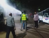 القليوبية تستغل أوقات الحظر لتطهير شوارع المدن ضد كورونا