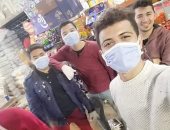 صور..تطهير وتعقيم قرية ساقلته بمحافظة سوهاج للوقاية من كورونا