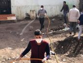 شباب كفر بنى سالم بالدقهلية يطهرون الشوارع ضد فيروس كورونا