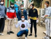 شباب قرية الخوالد أبوشوشه بقنا يطهرون الشوارع لمواجهة فيروس كورونا