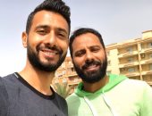 أحمد عادل ينشر صورة مع جنش ويعلق "أخويا الجدع"