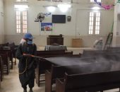 مبادرة لأهالى قرية المواطين بسوهاج لتطهير الشوارع ودور العبادة لمكافحة كورونا 