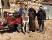 شباب أبو المعاطى بالدقهلية يعقمون القرية لمواجهة فيروس كورونا المستجد