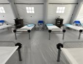 خيم ومستشفيات ميدانية لمواجهة تفشى كورونا بنيويورك " صور "