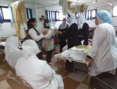 تدريب ممرضات مستشفيات بنى سويف على إحتياطات مكافحة العدوى للتعامل مع كورونا 
