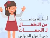 أسئلة من الأطفال لـ الأمهات بالعزل المنزلى.. اعرفى إزاى تجاوبى عليها.. فيديو