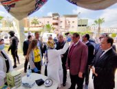 صور..حزب حماة وطن يدشن حملة طبية فى مقرات صرف المعاشات بالبحيرة لمواجهة كورونا