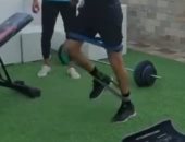 حارس الأهلي يخوض تدريبات منزلية للحفاظ على اللياقة البدنية ..صور