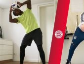 شاهد.. فاصل من المهارات بين لاعبى بايرن ميونخ فى الحجر الصحي